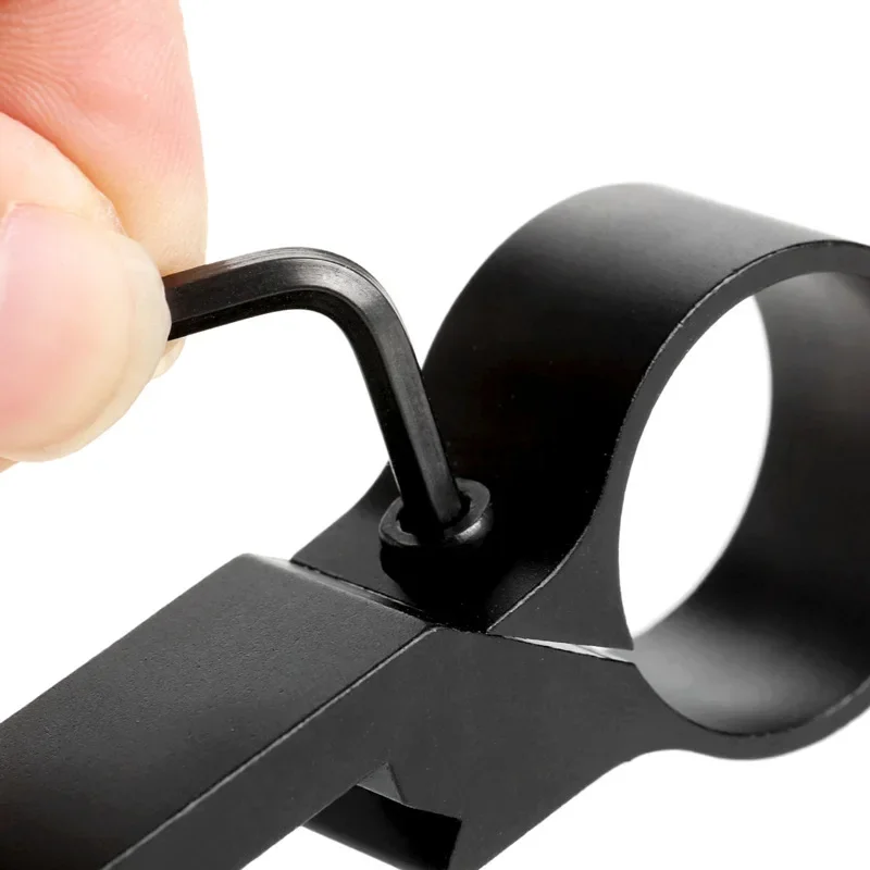 Adapter do montażu bocznego latarki taktycznej 1 cal (25,4 mm) na szynę Weaver 20 mm, do pistoletów zabawkowych, lunet karabinowych, latarki, laseru.