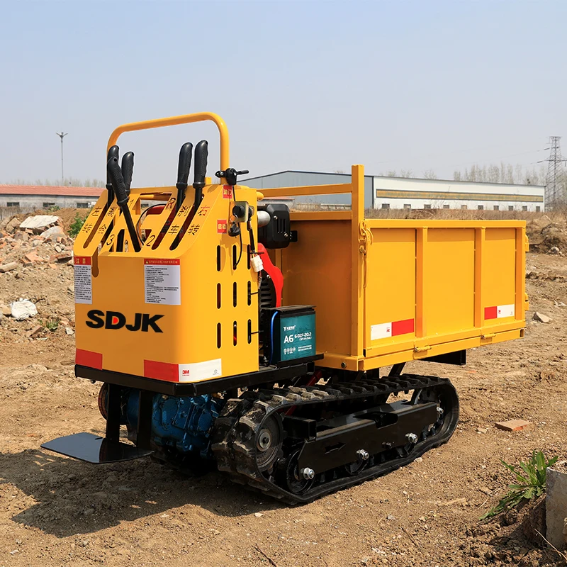 Diesel Engine Hydraulic Mini Dumper/ Mini Dumper Small Tracked Carrier Factory customized delivery