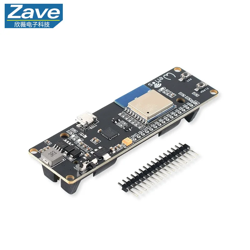 ESP-02 Main Board, D1 Mini WiFi Module, ESP8266 + 18650 Battery Case