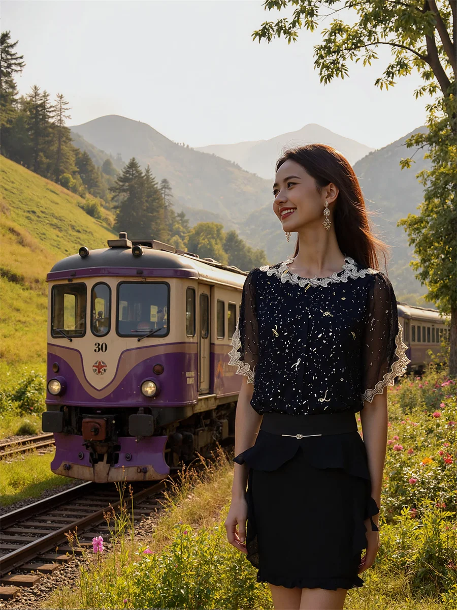 

Women'S Blouses Summer Loose Crop Pure Autumn Korean Short Elegant Long Sleeve Female Lace Big Size Sleeveless Beach Fashion