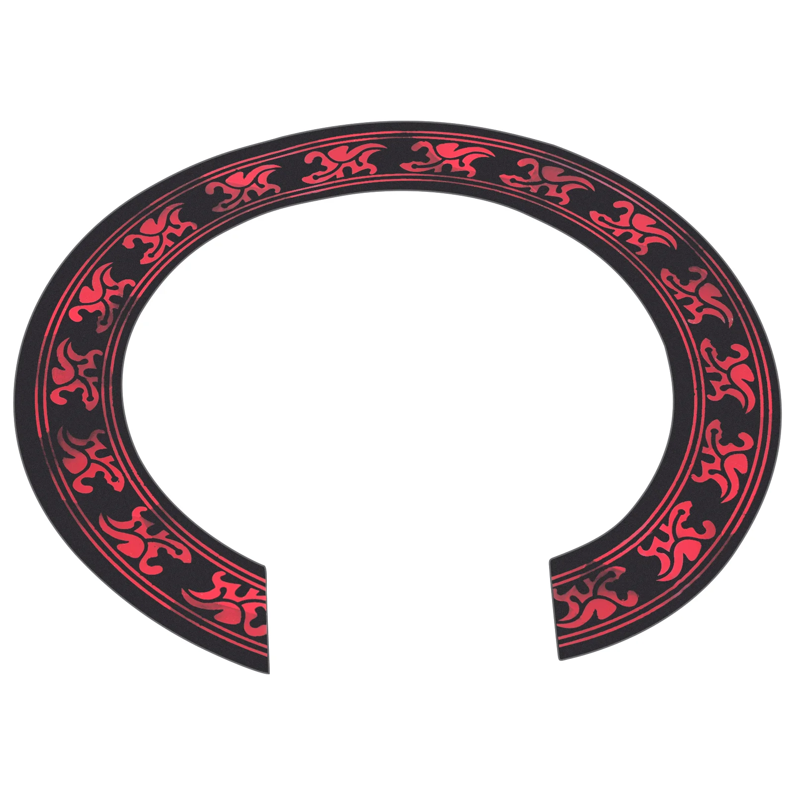 

Guitar Sound Hole Rosette 3D PVC Inlay Sticker Acoustic Classical Decor Lightweight Precision Made Stable Easy Install