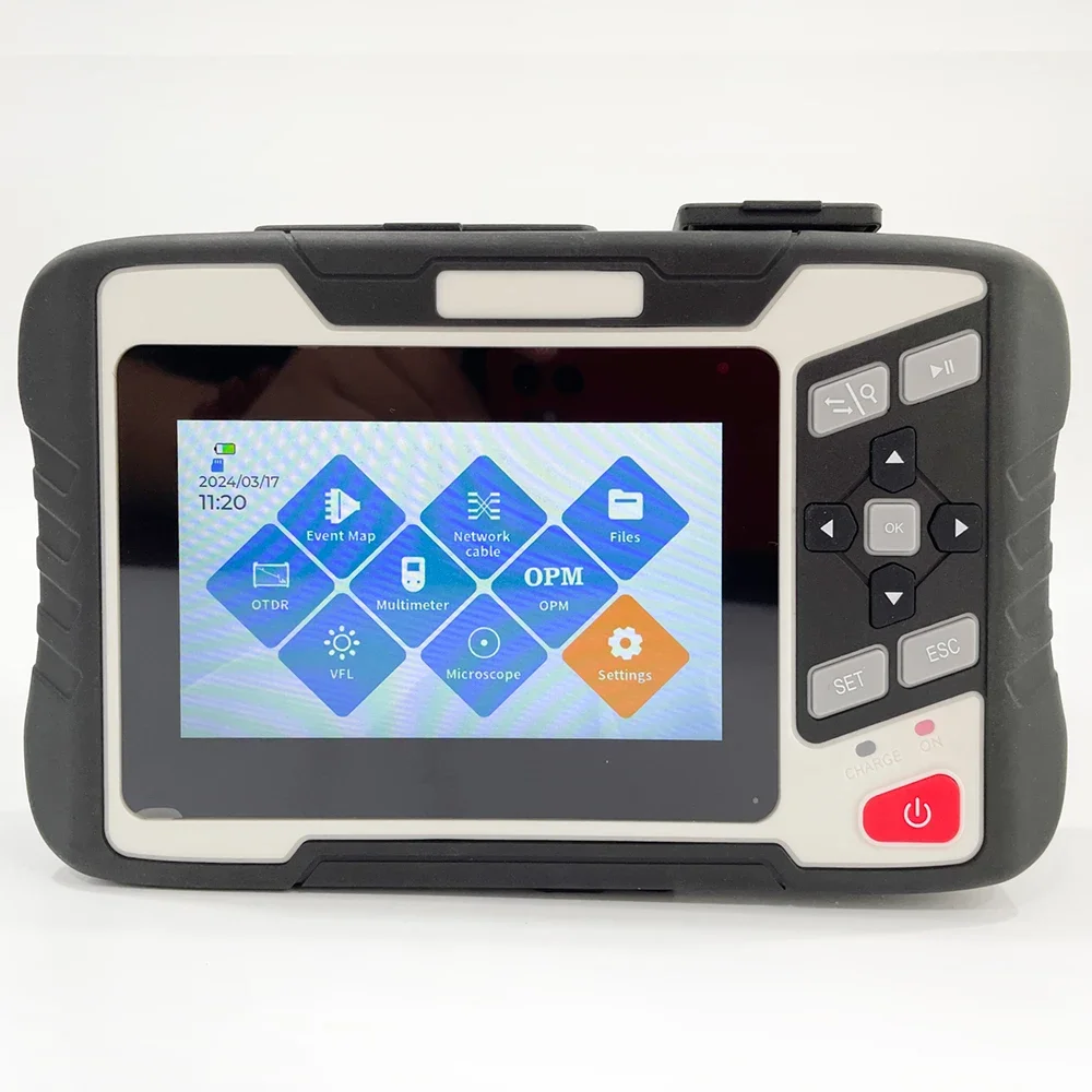 

New OTDR NK4300 1310/1550 26/24dB VFL OPM testing tool Optical Time Domain Reflectometer