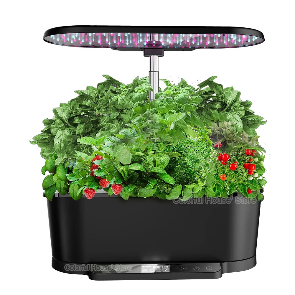 Smart Planter with LCD Display Support TUYA APP Plant Hydroponic Machine LED Grow Light Two Grow Modes Growing System