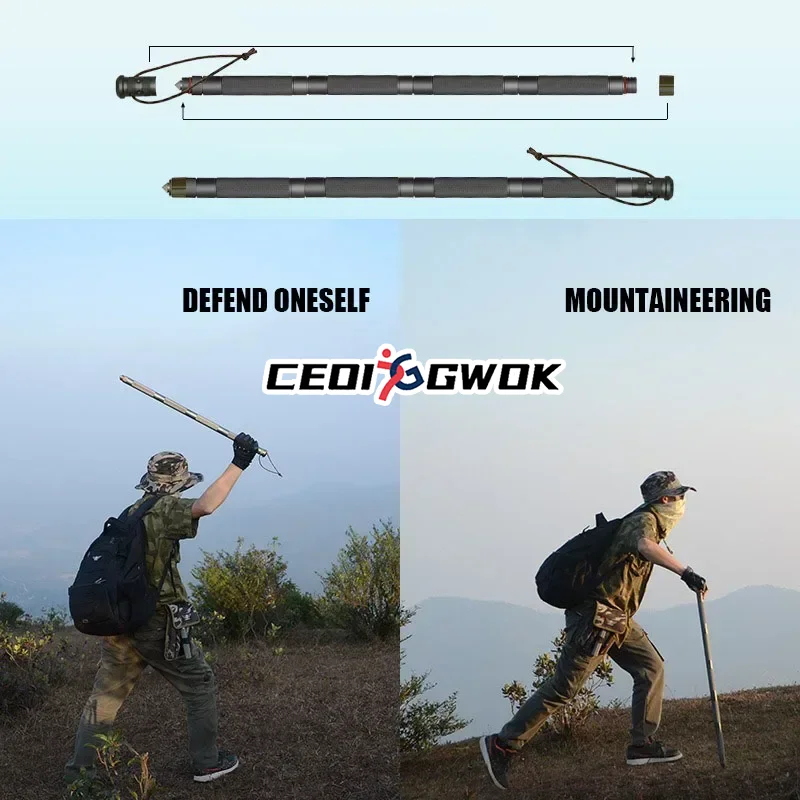 

CEOI GWOK Альпинистская палка Многофункциональные регулируемые трости Все ваших потребности на открытом воздухе Прочные треккинговые палки из алюминиевого сплава