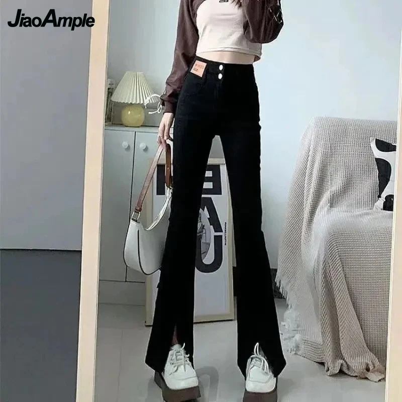 2025 Women Spring Autumn New Chic Short Denim Coat+Vest+Jeans 3-piece Suit Korean Elegant Loose Jakcet Denim Pants Matching Set