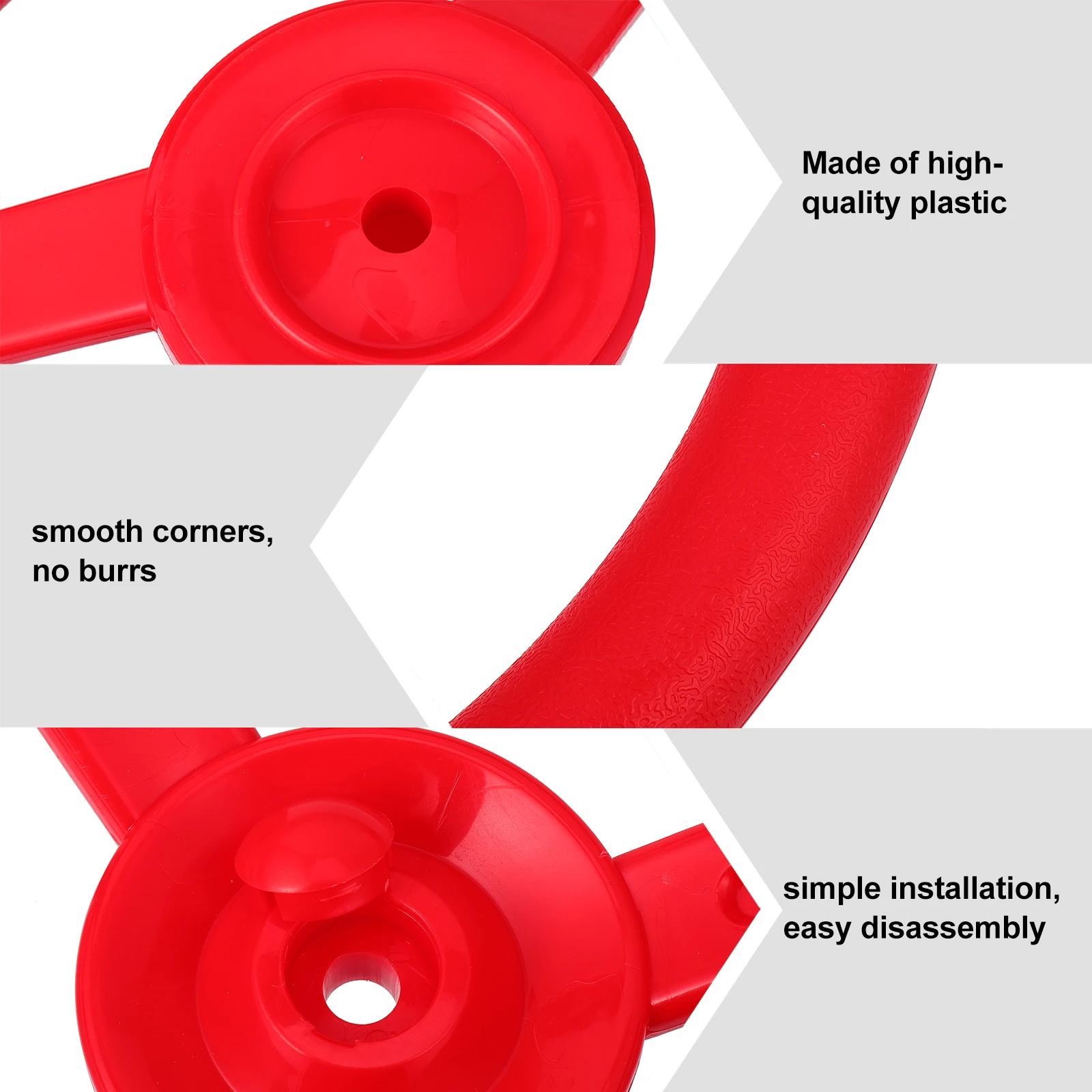 

Small Compass Parts Swing Disc Plastic Seat Round Plate Toys Child Outdoor Recreation Playset Accessories Kids Fun
