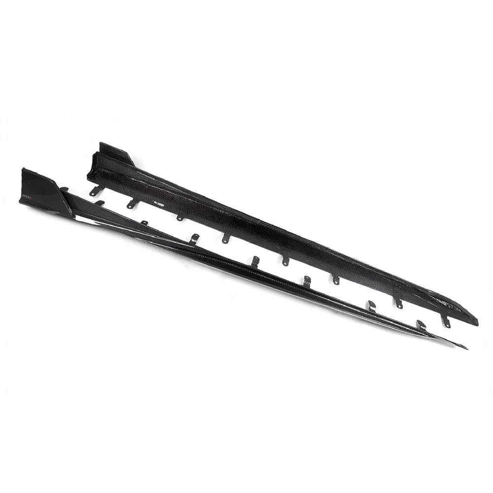 For BMW G05 X5 2019-2025 Dry Carbon Fiber Side Skirts Splitter Lip Add-On Car Styling Enhancements Accessory