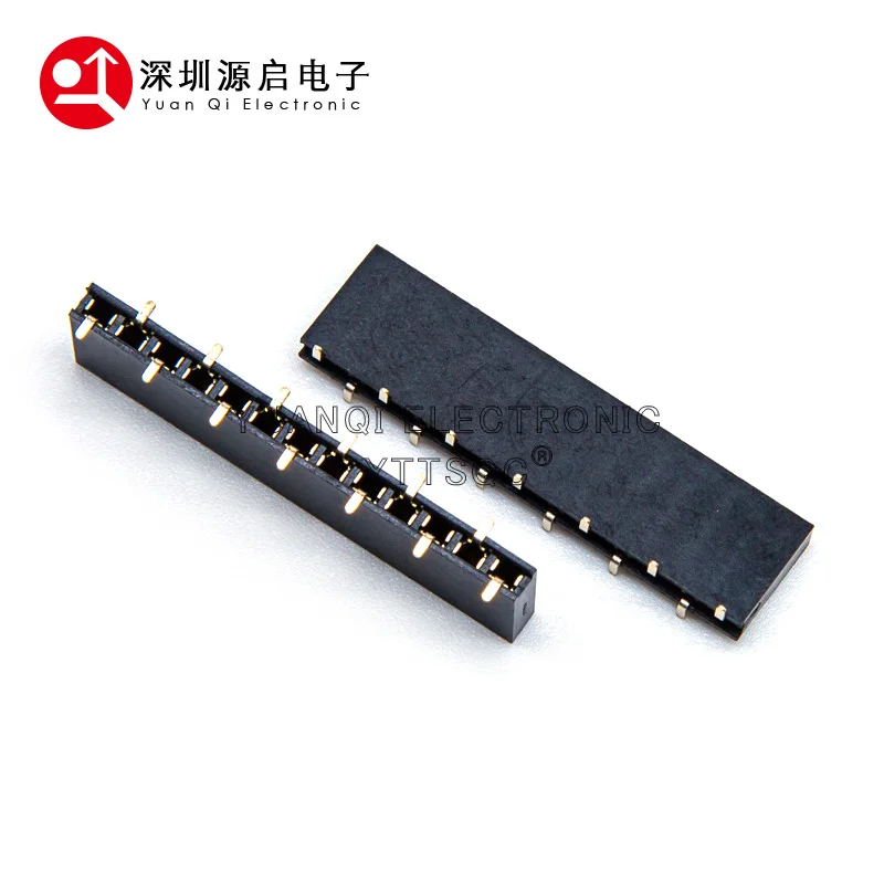 20pcs 2.54mm SMD Stackable 1x2P/3P/4P/5P 6P 8P 10P 40P PH8.5 Single Row Rohs SMT Female Pin Header 40Pin Interleaved Connectors