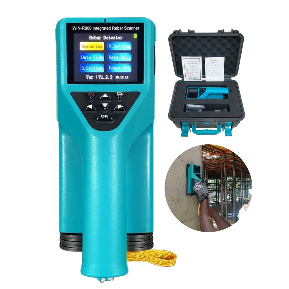 Concrete Pachometer Finding Metal Rebar Detector Locator Scanner