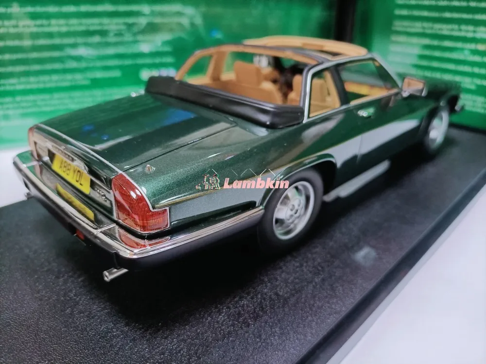 Cult 1:18 For Jaguar XJ-SC 1983 Metallic Green Coupe Model collectible miniature car model