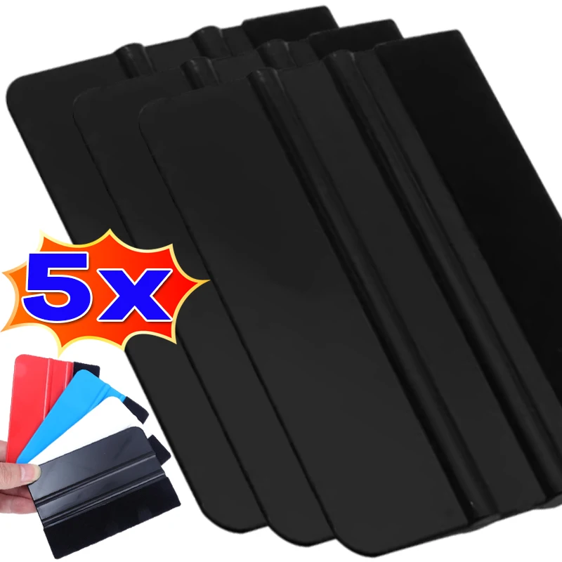 

Инструменты для тонировки и оклейки автомобильных стекол: квадратный ракель для тонировки, ракель с войлочным краем, инструмент для обоев