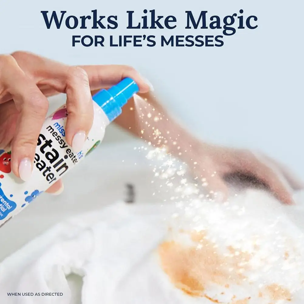 Fabric Stain Remover Spray Dust Bleached Decontamination Treater Spray Effective Yellow Stains Removal for Laundry and Shoes