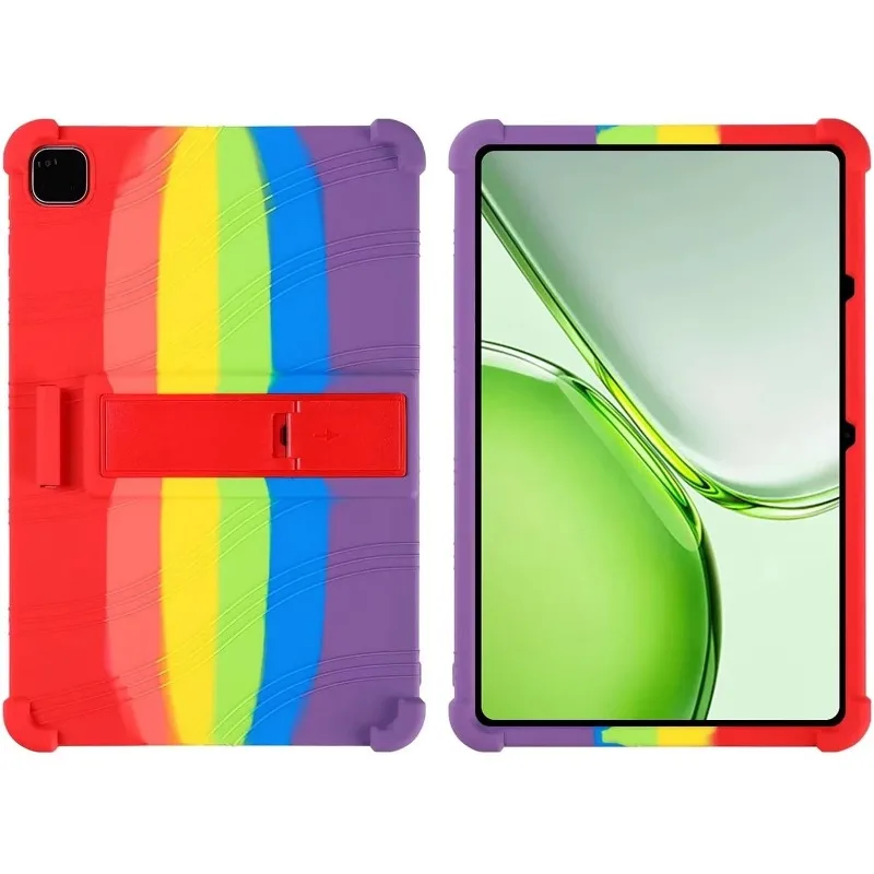 Rainbow Soft Silicone Shockproof Case For Honor Pad X9b Max 13