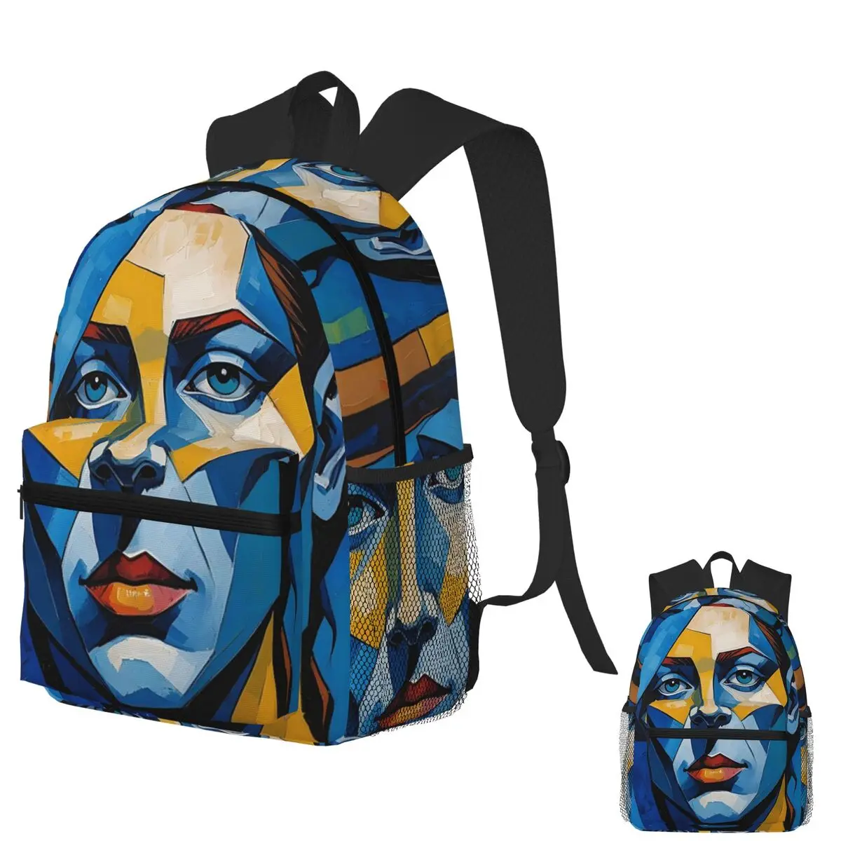 

Let's Paint Something Student Backpack School Bag Hiking Travel Daypack for Men Women Fashion Bookbag Shoulder Bags