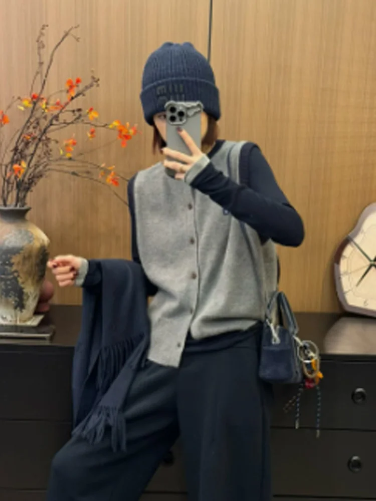 سترة نسائية كاجوال متعددة الاستخدامات ذات زر واحد، تصميم فضفاض للنساء، سترة علوية عارية من ex oulder