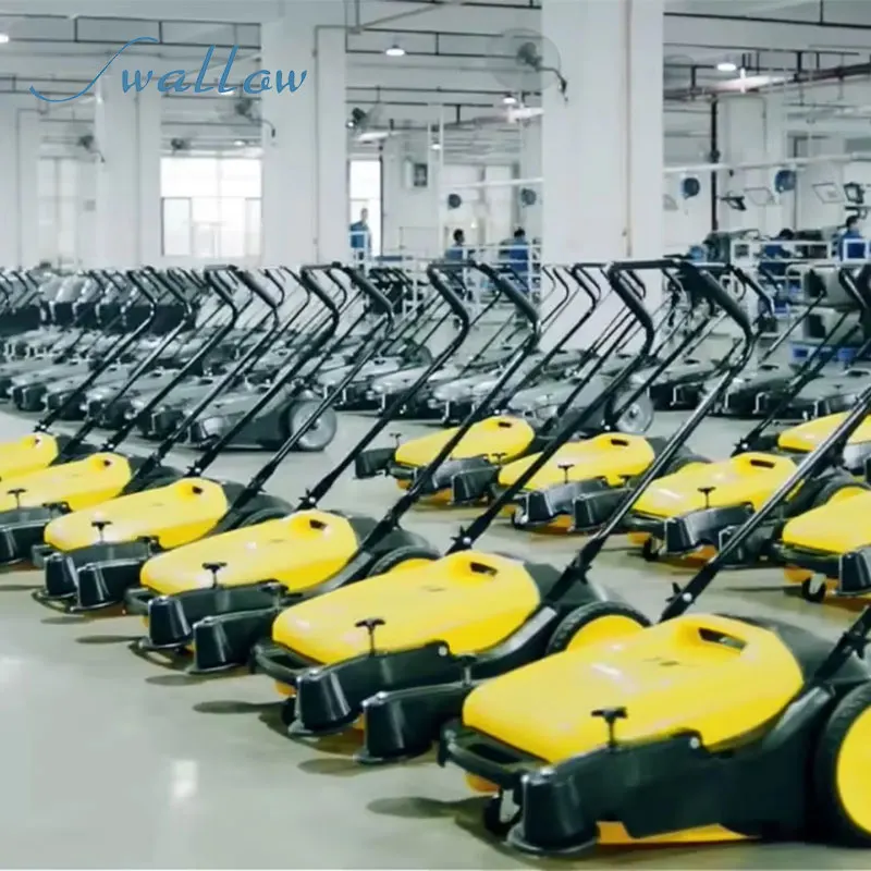 

Street Cleaner 55L 70L 80L Unpowered Push Sweeper Large Capacity Road Outdoor Ride on Floor Sweeper