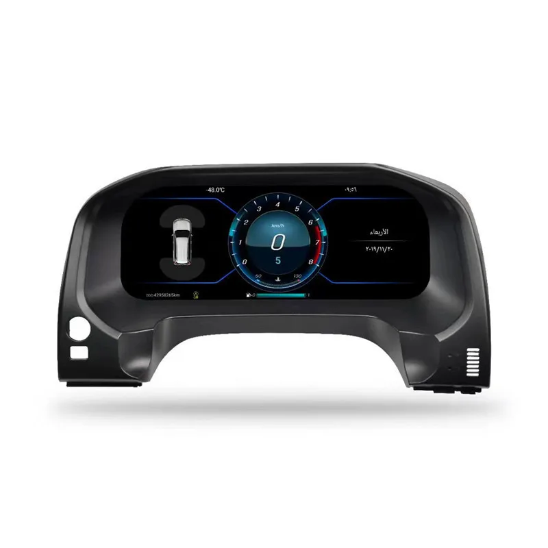 It is suitable for 10-22 Prado domineering intelligent instrument assembly modified with 12.3-inch full LCD high-definition