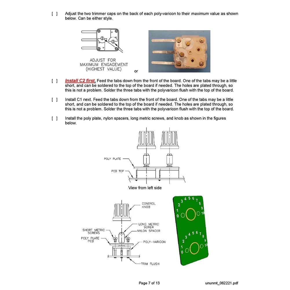 

QRPGuys 40M-10M UnUnTenna Plus Антенна Настраиваемая длинная проводная антенна (комплект «сделай сам»)