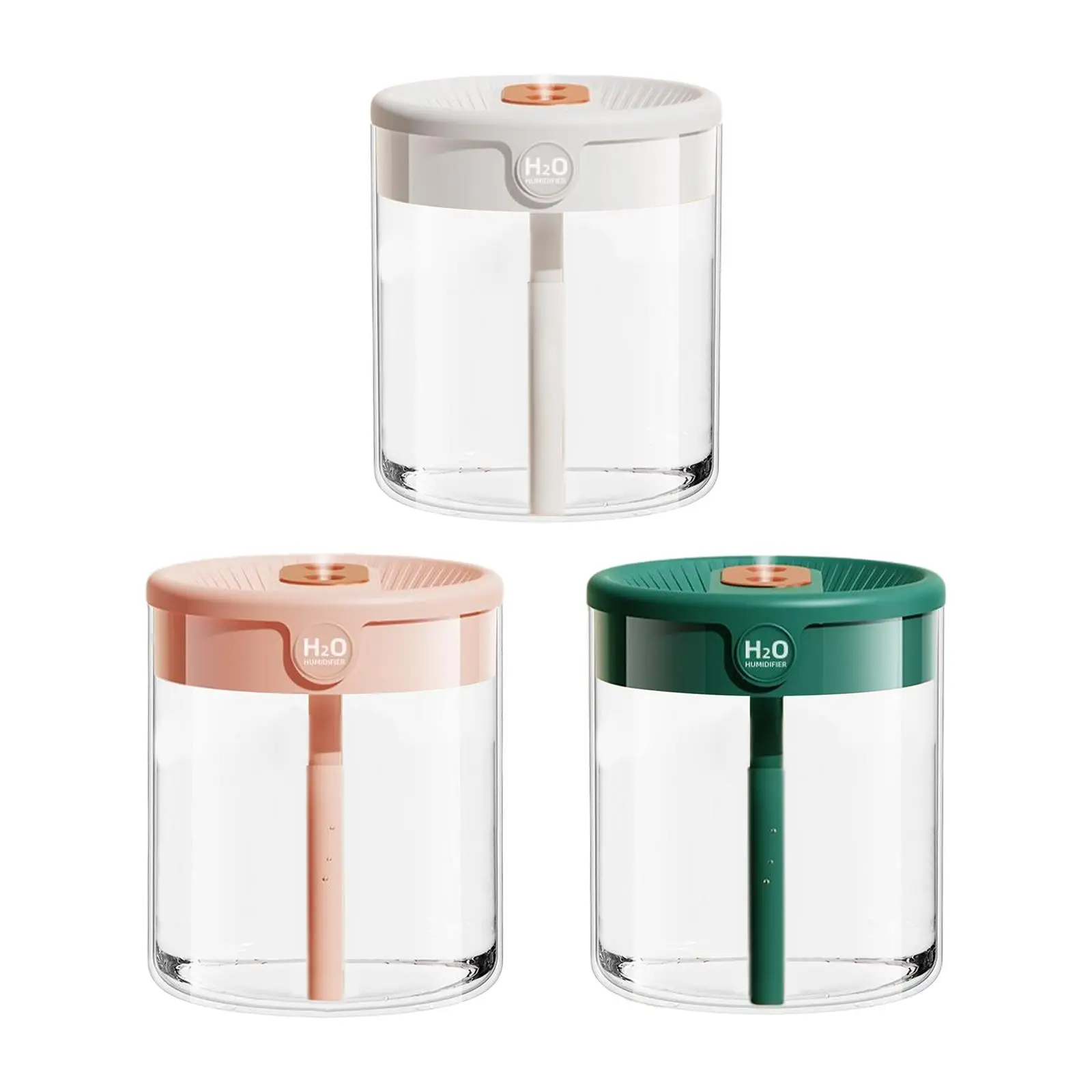 Увлажнитель воздуха с ночником, бесшумная работа, 2 режима распыления, диффузор для стола