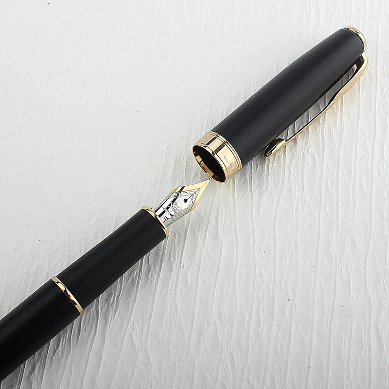 Luxuriöser Jinhao 75 Black Forest Metall-Füllfederhalter, Feine Spitze für Geschmeidiges Schreiben, Inklusive Tinten-Nachfüllkonverter – Detail 14