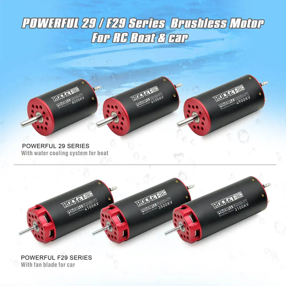 SURPASS HOBBY F2950 Bürstenloser Motor Rotor-1525 Lüfterversion für RC Drag On-Road/Offroad-Autos