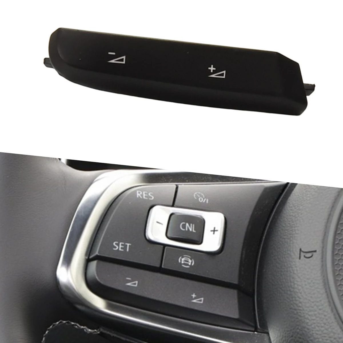 

1pc Multifunction Steering Wheel Button Cover Cap Trim For VW Golf 7 7.5 Jetta Tiguan R Line 5G0959442AE 5G0959442AD 5G0959442M