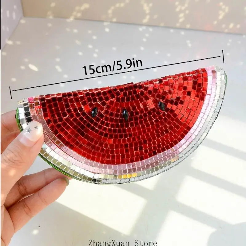 Glas-Wassermelonen-Figuren, Glasfrüchte, Wassermelone, Dekoration, Kunstornament für Zuhause, Büro, Küche, Tischdekoration – Detail 6
