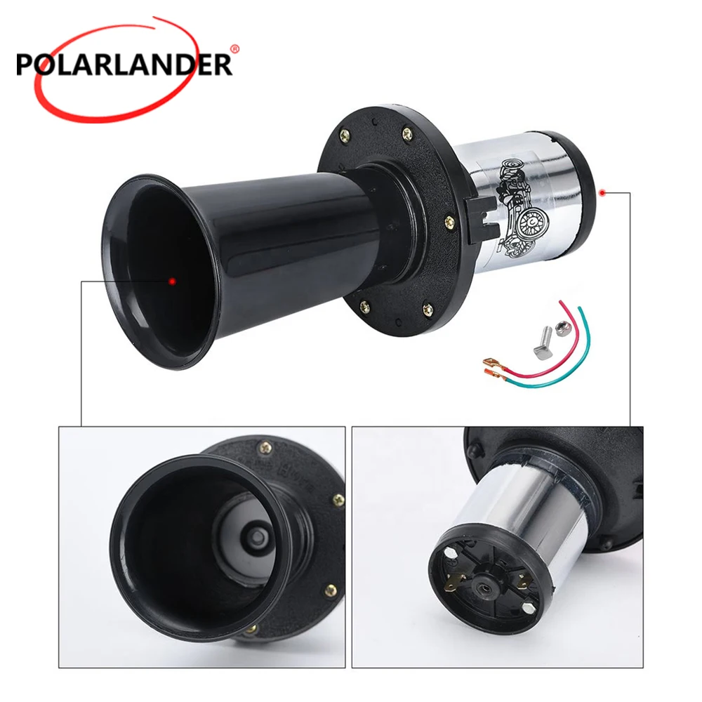 Antique Vintage Ahooga Car Horn 12V 110DB 490Hz Classic Ah-OOO-Gah Sound Heavy Duty Motor Horn for All 12V Vehicles