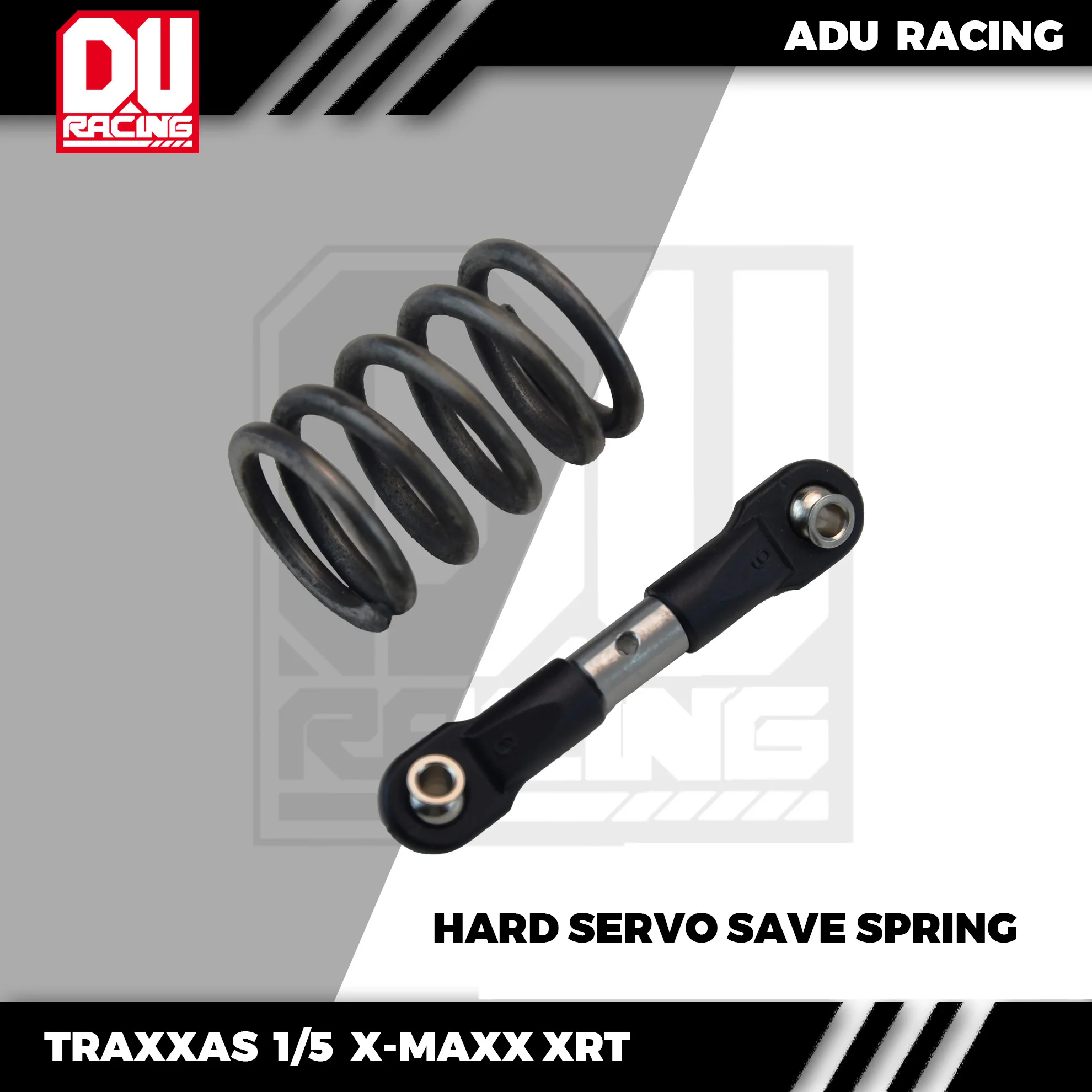 ADU RACING HARD SERVO SAVE SPRING & STEERING LINK untuk TRAXXAS X-MAXX XRT 7746X