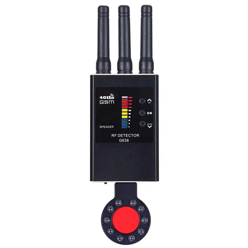 Portatile RF Bug Wifi Hidden Camera Finder Cell Wireless ascolto Sweeper Device ascolta Phone Tracker Anti GPS Bug