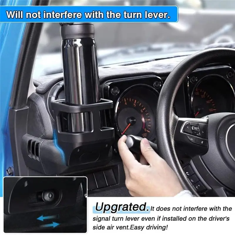 

New Stick-On Water Cup Holder For Jimny JB64 Sierra JB74W 2019-2023 Car Interior Accessories