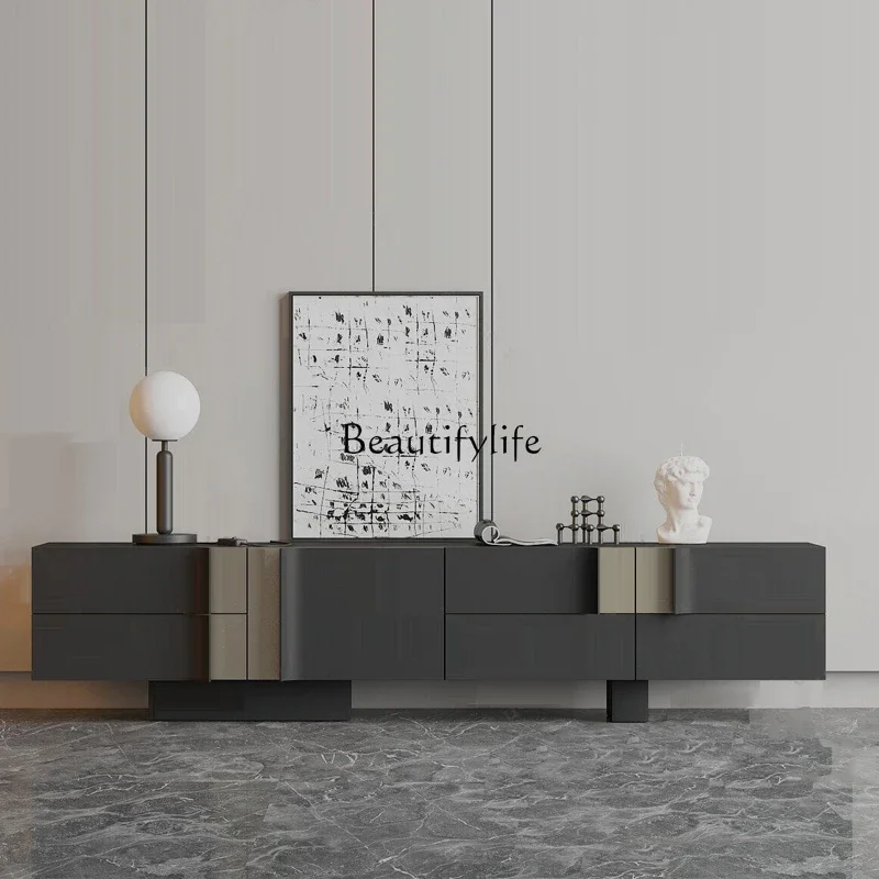 

ld 30Retro TV Cabinet Modern Simple Light Luxury Storage Designer Creative Paint Storage Cabinet