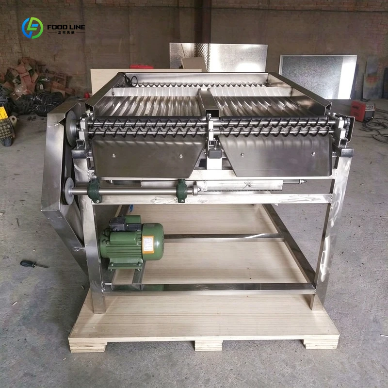 Green Pea Peeling Splitting Machine Soybean Sheller Thresher Machine Edamame Broad Bean Pea Sheller for Sale FL Customized
