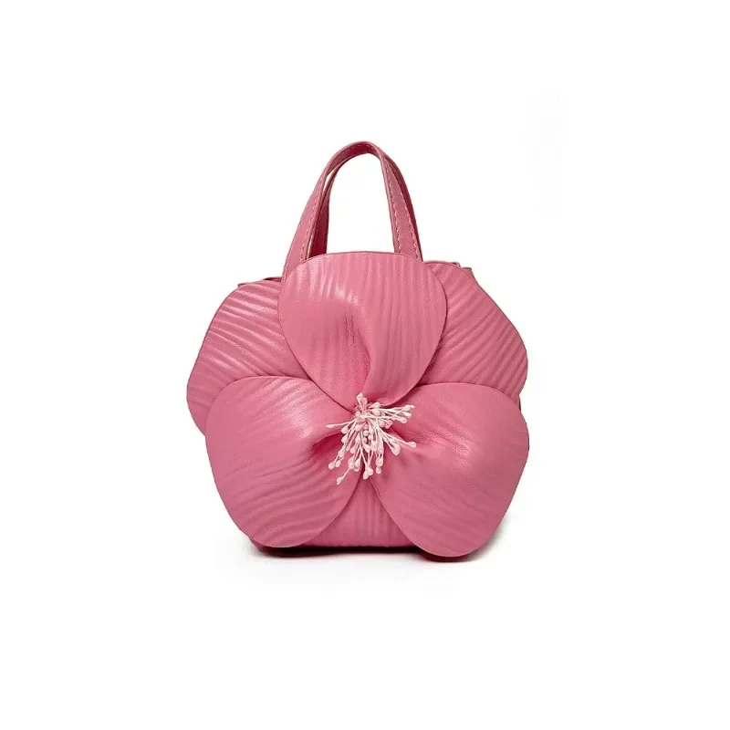 Mini sac à main florale épissée pour femme, solide, design, haute qualité, minimaliste, tempérament, mode féminine