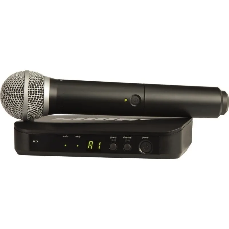 

BLX24/PG58 UHF Wireless Microphone System - perfect for church, karaoke PG58 handheld voice microphone Single channel receiver