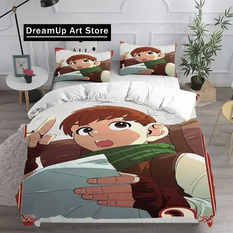2026 3D Print Anime Delicious In Dungeon Bedding Set Boys Girls Twin Queen King Size Duvet Cover Pillowcase Bed Boys Adult Bedro