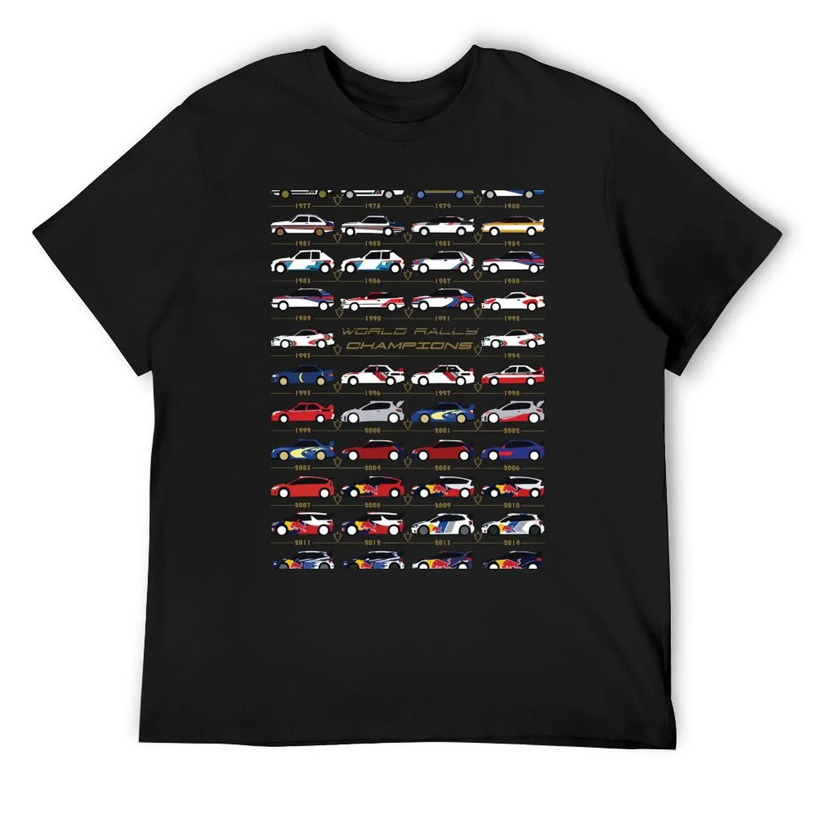 

World Rally Aces T-Shirt cheap stuff kawaii clothes essential t shirt cotton graphic tees Men's cotton t-shirt