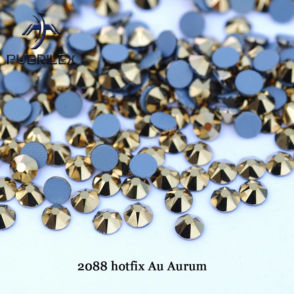 YANRUO 2088HF Diamante Element 8 große 8 kleine Bügel-Strasssteine zum Aufbügeln für Kleidung, Kristalle, DIY-Dekoration, Hochzeitskleid – Detail 9