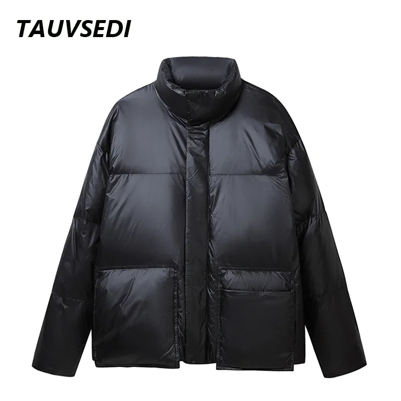 

Men Duck Down Jacket Winter New Men Warm Thick Windproof Stand Collar Puffer Jacket Waterproof High Quality Parka Male