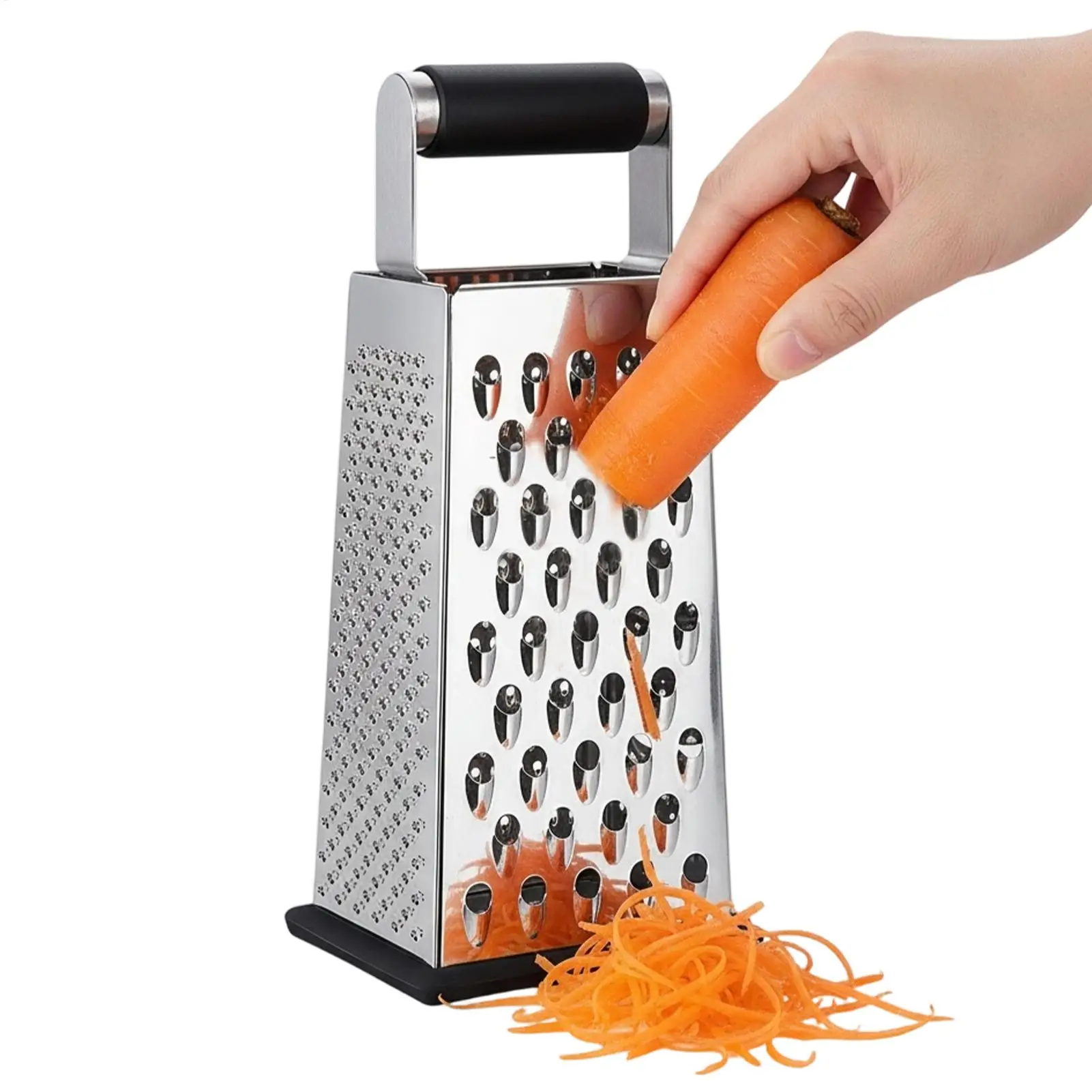 4 Sided Blades Household Box Grater Container Stainless Steel Multipurpose Vegetables Cutter Kitchen Tools Manual Cheese Slicer