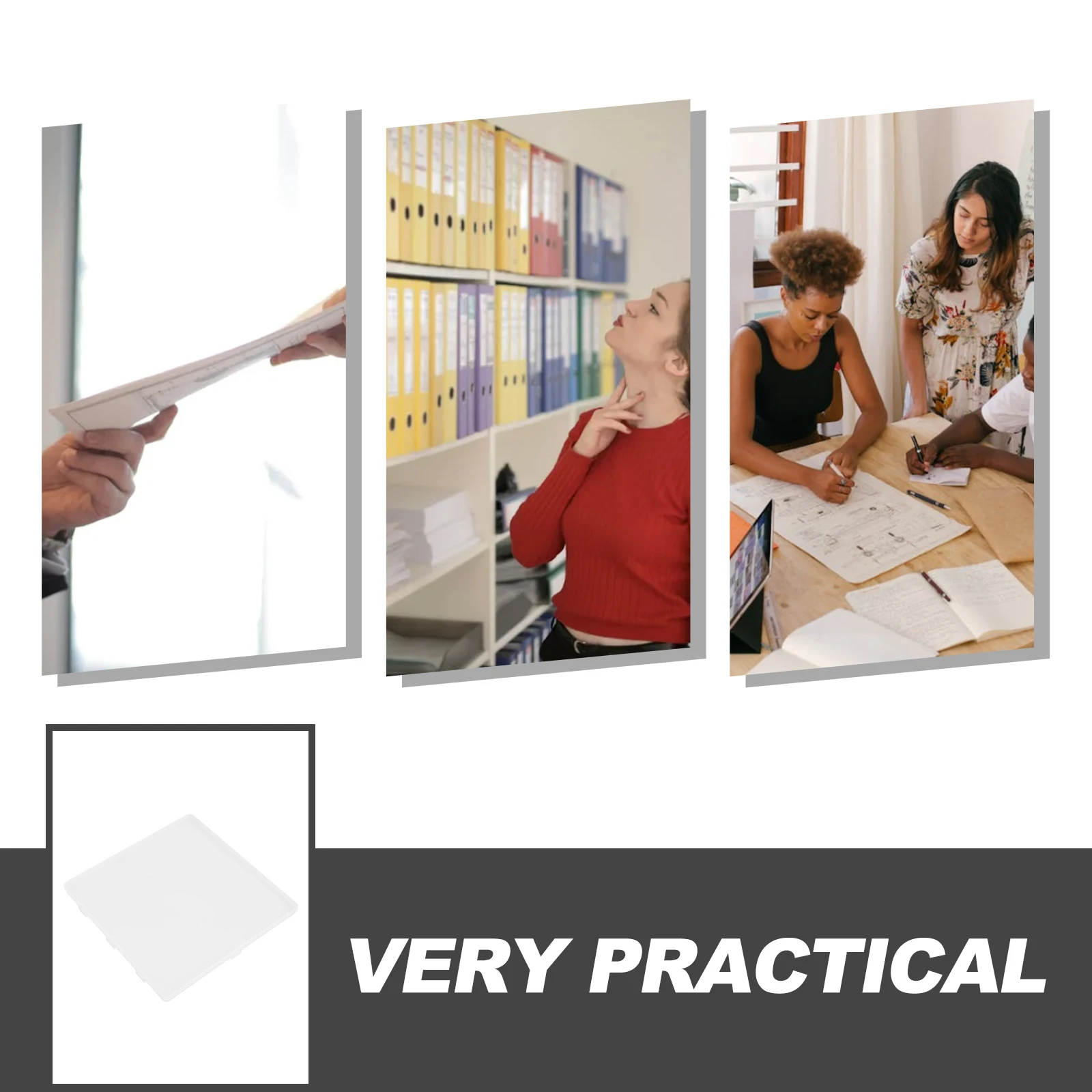 2 Pcs File Storage Box Organiser Rack Holder Organizer Documents Organizers for Traveling