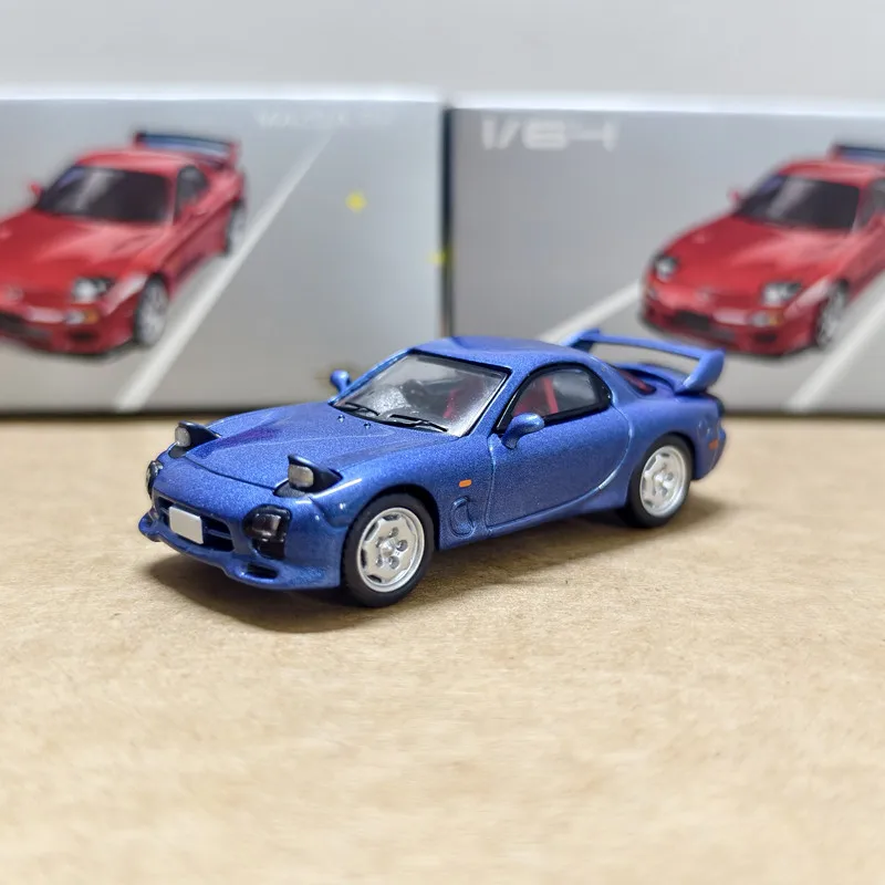 Diecast 1:64 Scale Sonic Gear Mazda RX-7 Speed A-Spec Alloy Car Model