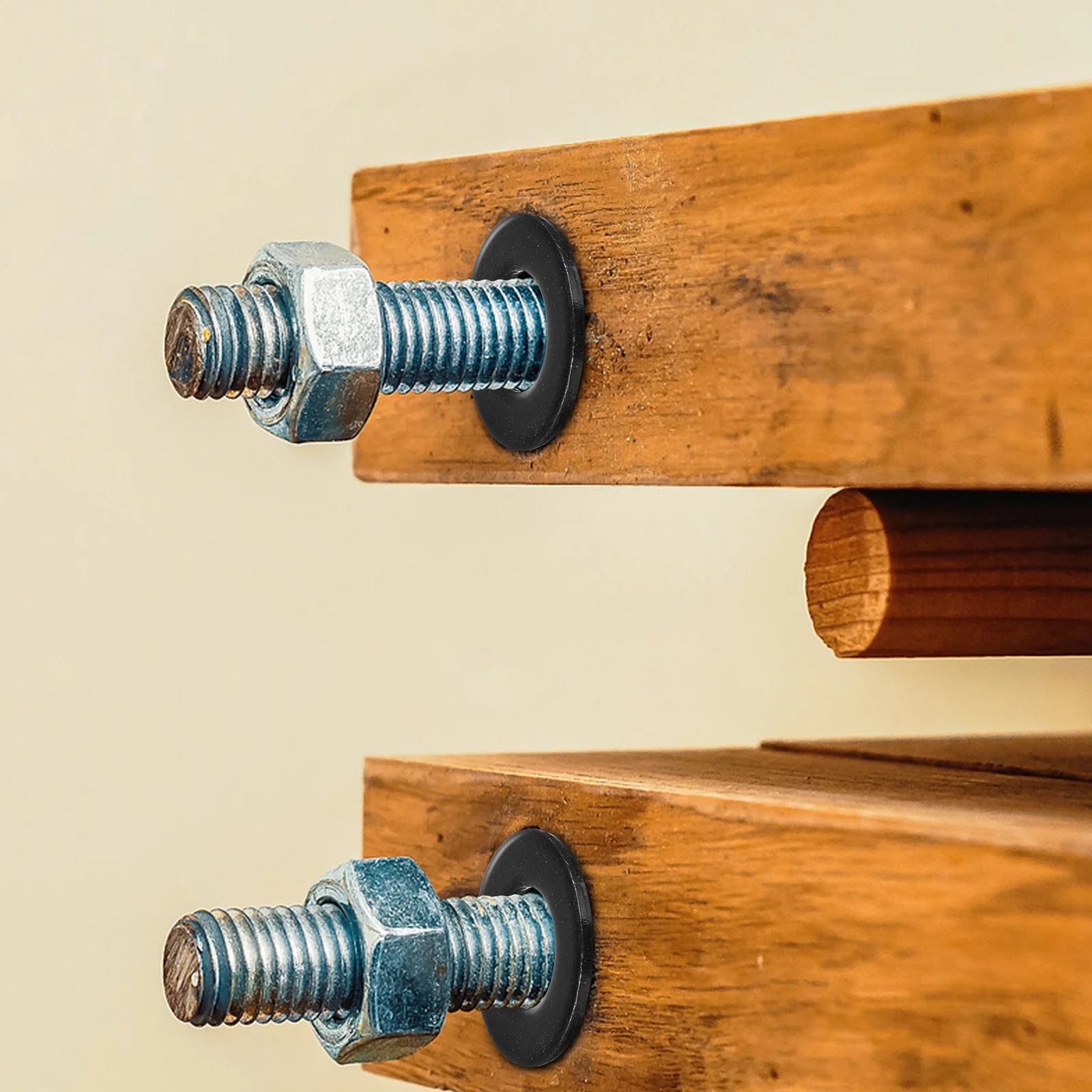 

50Pcs Stainless Steel Flat Washers Round Heavy Duty Hardware Gasket Fasteners Bolts Screws Industrial Use Stainless Steel Gasket