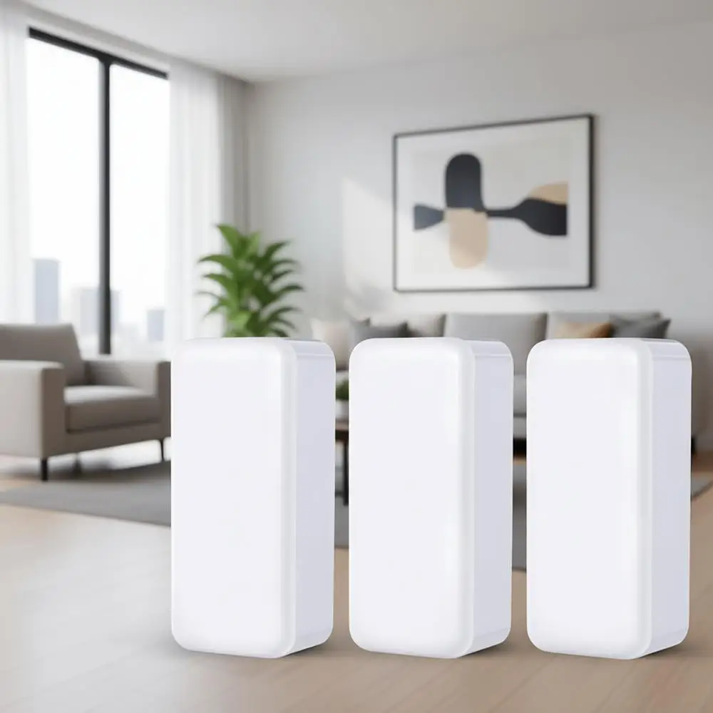 

Набор из 3 мини-термогигрометров с Bluetooth и оповещениями через приложение, 2 года хранения данных, радиус действия 70 метров