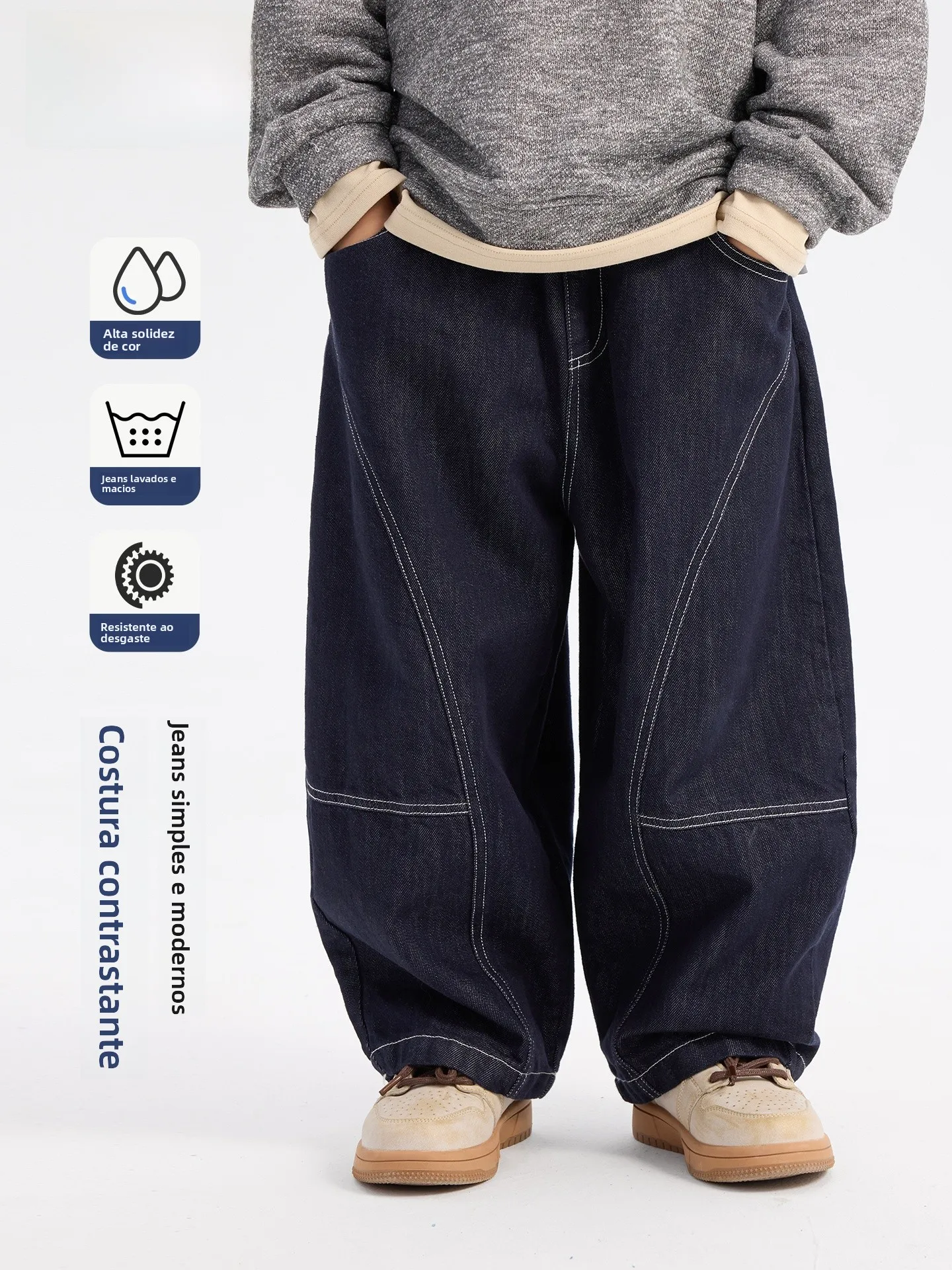 kids-jeans-pants-wide-leg-pants-lazy-style-children's-long-pants-spring-new-arrival-boys'-clothing-trousers-korean-style