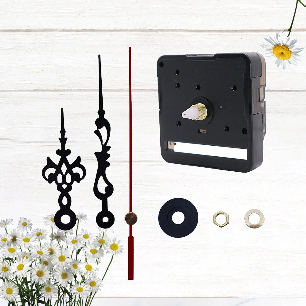 

1Set Clock Movement Premium Material Simple Elegant Design Easy Install Home Clock Movement Replacement for Various Frame