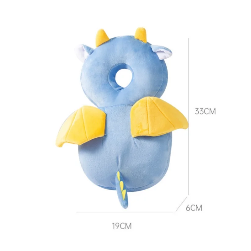 مسند رأس آمن لعشاية الأطفال الرضع لتعلم المشي ومنع السقوط. وسادة حماية لخطوات تعلم الطفل لمنع المطبات