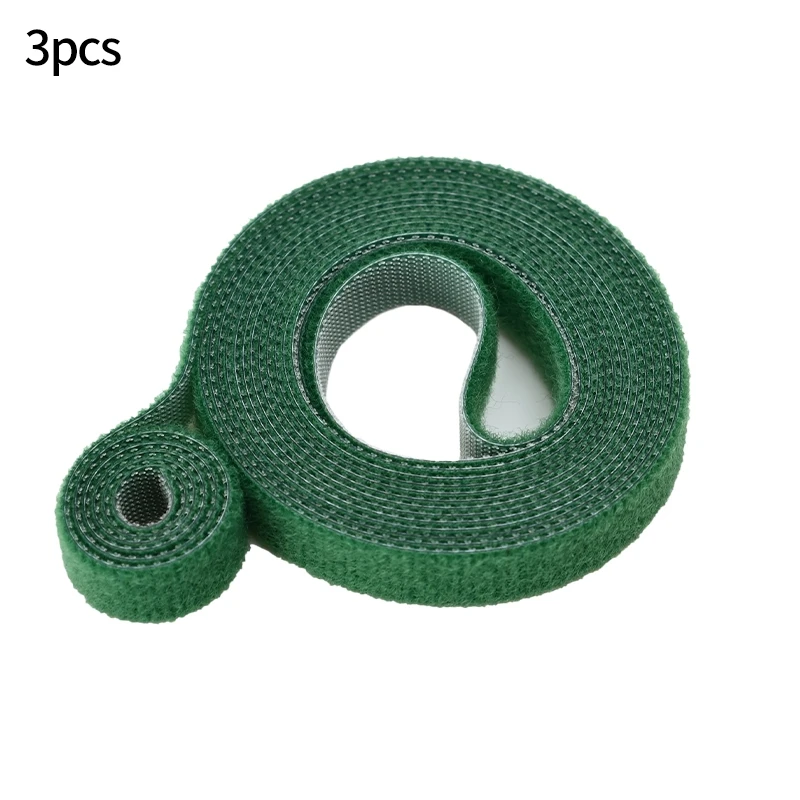 3 Rolls Green Garden Twine Plant Ties Nylon Plant Bandage Garden Hook Loop Bamboo Canl E Wrap Support Garden Accessories