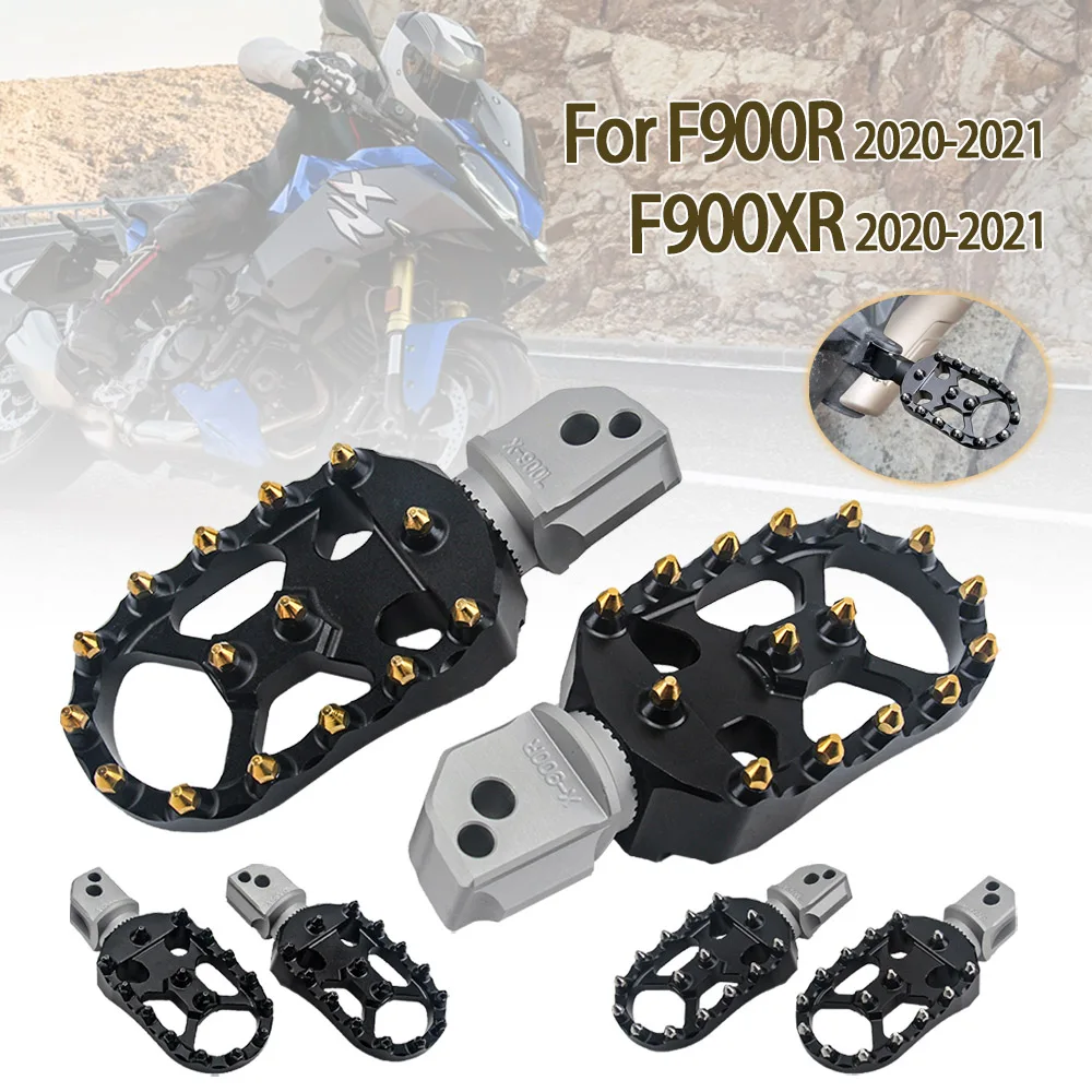 

For BMW F900R F900XR F900 R F 900XR Motorcycle Rear Footrest 360 Degree Adjustable Foot Pegs Rotatable FootPegs Rest