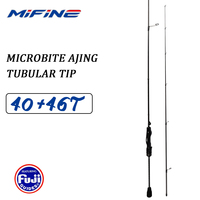 Mifine MICROBITE AJING Fishing Rod 1-5g/1-8g Tubular Tip Fast LRF Saltwater Freshwater Trout Perch Bass Spinning Pole Ultralight